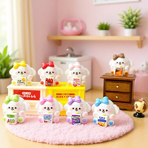 ชุดทำลูกปัดเรซิ่นรูปสัตว์น่ารัก DIY สำหรับทำพวงกุญแจ ของตกแต่งโต๊ะทำงานน่ารักๆ ของขวัญ - Product Image 1