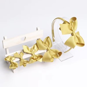 Barrettes pour filles, lot de 4, barrettes pour tout-petits, clips en ruban gros-grain, clips alligator, accessoires pour cheveux d'enfants - Product Image 5
