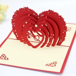 Hot Sale Custom 3D Pop-up Greeting <strong>Cards</strong> Digital Printed Love <strong>Sympathy</strong> Thank You Flower Designs for Paper Paperboard Printing - Product Image 2