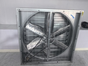 Ventilador Axial Industrial para Ganadería, Sistema de Refrigeración para Invernaderos, Acero Inoxidable Reforzado, Motor de 0.37kW y 20000CMH - Product Image 6