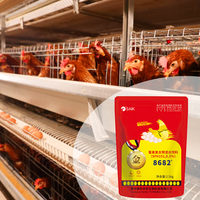 Concentré Riche en Protéines pour Poulets de Chair Prémélange Alimentaire Volailles Vitamines Enzymes Nutrition Optimale pour Poules Pondesuses Acides Aminés de Qualité Alimentaire