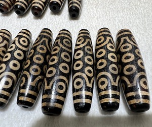 ลูกปัดหินทิเบตโบราณอายุ50 ~ 60มม.,ลูกปัดหินทิเบตโบราณ9ตา21ตาสำหรับทำเครื่องประดับ - Product Image 6