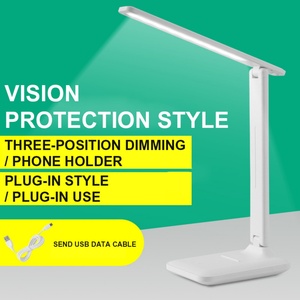 Lampe de bureau LED pliable multifonctionnelle Durapower Eye Protection, design moderne, rechargeable, pour chambre à coucher, lampe de table pour étude - Product Image 3