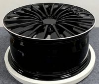 Nouvelles jantes en aluminium forgé gris canon, finition usinée, design concave, moyeu central, 18-22 pouces
