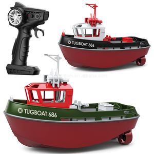 1/72 RC Tàu kéo 2.4G không thấm nước mini tàu điện mô phỏng mô hình 8 km/h chống va chạm thân máy bay đồ chơi tx686 - Product Image 1