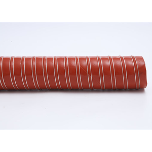 Conducto flexible aislado de PVC telescópico rojo resistente a altas temperaturas con diseño gráfico - Product Image 4