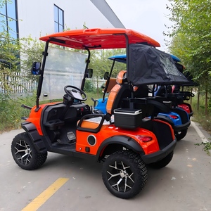 Elektrische Golfkar 2 Zitplaatsen Auto Met Golftas Ondersteuning Regenhoes Buggy Carrito De Mini Elektrische Auto Golfbaan Gebruik Luxe - Product Image 5