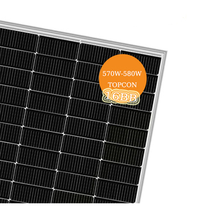 แผงโซลาร์เซลล์ JXSOL N Type Cell Topcon Solar 580w 570w 560w สำหรับระบบพลังงานแสงอาทิตย์ - Product Image 1