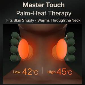 Masajeador de Cuello Shiatsu Inalámbrico 4D de Bajo Precio de Fábrica, con Calor, Alivio del Dolor de Tejido Profundo, Portátil, Eléctrico, con Temporizador - Product Image 2