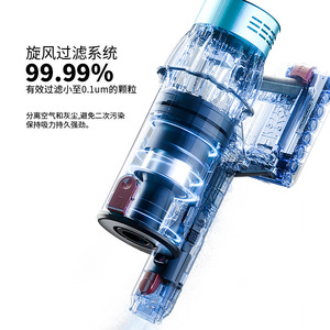 Aspirateur à main 650W avec moteur sans balais et puissance d'aspiration de 40 kPa pour le nettoyage domestique et des animaux de compagnie - Product Image 3