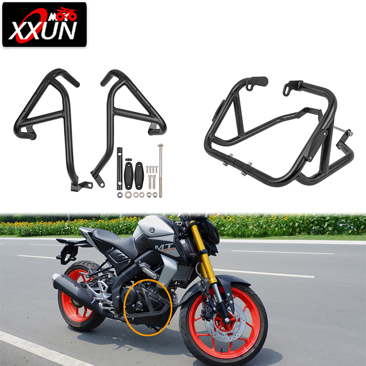 XXUN Motorcycle Crash Bars for Yamaha MT15 (2019-2023) - Matte