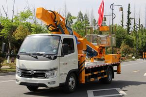 Plateforme de travail aérienne Foton économique de 25 mètres, camion à flèche avec plateforme à godet pour opérations de levage de personnes - Product Image 2