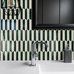 Autoadhesivo Peel and Stick 3D <span class=keywords><strong>Subway</strong></span> Tile para baño Cocina Sala de estar Pegatinas de azulejos impermeables - Product Image 5