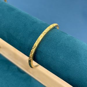 Bracelet pour femme Jxx Luxury plaqué or 24 carats, bijoux de Dubaï très vendus, bracelets à la mode en gros - Product Image 6