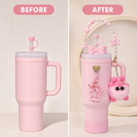 Couvre-bouteille d'eau en silicone anti-fuite avec paille, sans BPA, réutilisable, moderne et minimaliste, pour cuisine et boissons