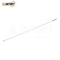 Antenne chromée durable pour moto, accessoires décoratifs, avec audio, confort et navigation, compatible avec Honda Goldwing GL1800 2001-2017