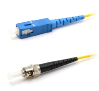 Cordon Fibre Optique SC UPC Vers ST UPC Simplex OS2 Câble Fibre Optique PVC