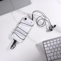 Earphone Berkabel 2-In-1 Headphone In-Ear Kompatibel Tipe C 3.5Mm Driver Cincin Tembaga 10Mm Earbud Stereo HiFi dengan Mikrofon Kabel 1.2M