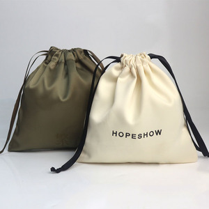 Custom Luxury Satin Drawstring Jewelry <b>Bag</b> Color Ding Cloth Bundle Pocket Jewelry Storage <b>Bag</b> Dust Pouch with Logo Print - Product Image 3