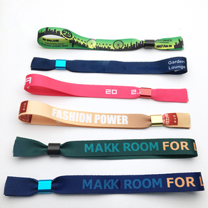 Reciclado de música de tela de moda fiesta evento <span class=keywords><strong>Festival</strong></span> pulseras - Product Image 3