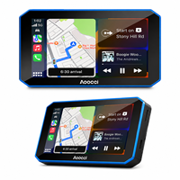 Caméra de tableau de bord pour moto Aoocci BX BSD Radar IPS, écran étanche, double enregistreur DVR HD 1080P WDR pour la conduite par tous les temps