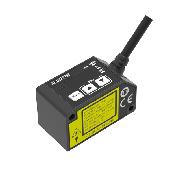 High-Precision Industrial Displacement Sensor 500 mm Detection Distance for Safety Applications