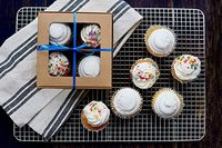 Boîtes à pâtisserie brunes avec fenêtre et séparateurs, boîte à quatre compartiments pour petits biscuits, brownies, produits de boulangerie