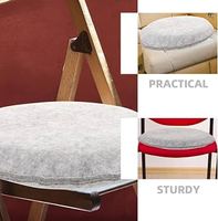 Coussin de siège de chaise en feutre à coins arrondis, rembourré, pour vente en gros