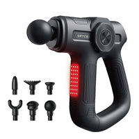 Pistolet de massage électrique portatif EMS à chaleur et refroidissement, amplitude 10-16 mm, moteur sans balais 48 mm, écran tactile LED, contrôle de la minuterie