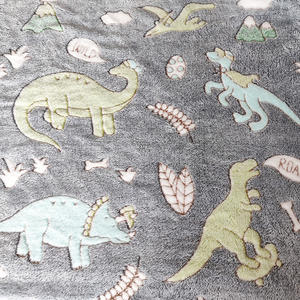 Tissu en molleton de flanelle de polyester teint en fil super confortable 100% polyester imprimé <span class=keywords><strong>double</strong></span> face largement pour rideaux pour filles - Product Image 3