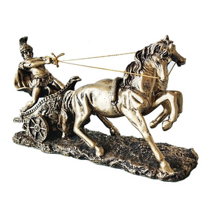 <span class=keywords><strong>Char</strong></span> romain écologique pyramide religieuse fée résine Sculpture salon bureau maison personnalisé usine directe en gros - Product Image 5