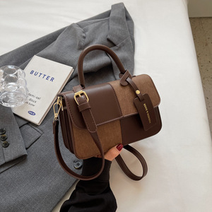 <span class=keywords><strong>Bolso</strong></span> <span class=keywords><strong>Bandolera</strong></span> de Mujer, Diseño Retro Francés, con Solapa, Material PU, Correa Única, Cierre de Solapa, Tamaño <span class=keywords><strong>Mediano</strong></span> - Product Image 4