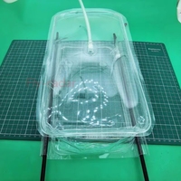 Réservoir de carburant souple rectangulaire résistant à la corrosion, sac de carburant 28x14x10cm pour bateau/avion/turboréacteur RC à essence/nitro, tube 6x4