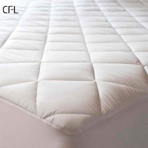 Queen king matelas de refroidissement surmatelas matelassé housse de protection hôtel coton 180x200 <span class=keywords><strong>90x200</strong></span> surmatelas microfibre - Product Image 3