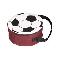 Sac isotherme pliable grande capacité en tissu Oxford imperméable, forme ballon de football, idéal pour l'extérieur - Vente chaude