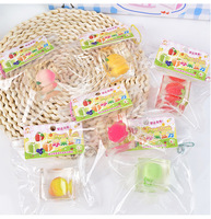 Jouet anti-stress réaliste en forme de glaçons de fruits, en silicone transparent, pour enfants unisexes de 5 à 7 ans