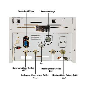 Fabricant professionnel de chaudières à gaz naturel sans réservoir de 24 kW, économiques et efficaces, système de chauffage par le sol - Product Image 4