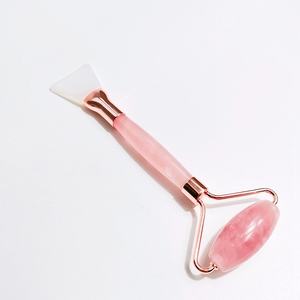 Mini <span class=keywords><strong>rouleau</strong></span> en peau <span class=keywords><strong>de</strong></span> <span class=keywords><strong>Jade</strong></span>, produit OEM, prix d'usine, bon marché, <span class=keywords><strong>rouleau</strong></span> <span class=keywords><strong>de</strong></span> quartz rose, brosse - Product Image 3