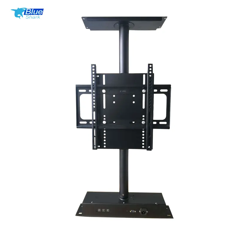 24-85inch Motorized Remote control New tv cabinet partition designs 360 degree rotating LCD TV stand metal TV bracket mount
