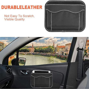 Organisateur de voiture en PU, adhésif, pour console centrale et côté siège, <span class=keywords><strong>sac</strong></span> de rangement multifonctionnel pour téléphone portable - Product Image 6