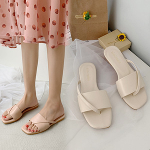 Nuovi <span class=keywords><strong>Sandali</strong></span> Estivi Coreani da <span class=keywords><strong>Donna</strong></span> con Motivo a Spina di Pesce, Scarpe da Spiaggia con Suola Morbida e Ammortizzazione, <span class=keywords><strong>Tendenza</strong></span> Moda - Product Image 5