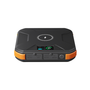 Batterie externe solaire 25000 mAh avec charge sans fil 15W, étanche et écran LED pour le camping en extérieur et les voyages en avion - Product Image 3