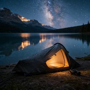 Tente de bivouac ultralégère de qualité supérieure, imperméable, pour une personne, abri pour la randonnée en solo et les aventures de camping sauvage - Product Image 6