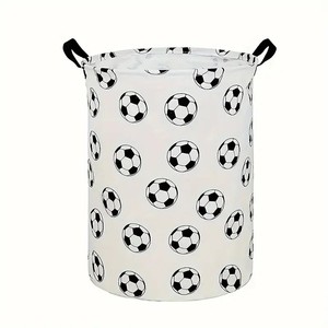 Clothing Organizer Round Foldable Non-Woven Fabric Laundry Hamper For Bathroom Storage Bucket Extra <b>Large</b> Capacity - Product Image 5