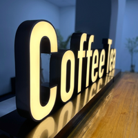 Letras Luminosas 3D con Acabado de Madera Personalizadas, Letreros con Iluminación Frontal LED, Letreros para Exteriores, Letreros para Fachadas de Tiendas