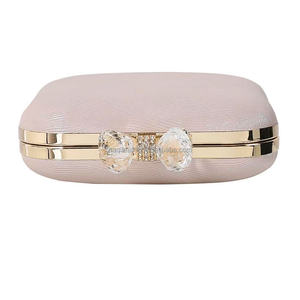 Bolsos de Mano Elegantes de PU con Incrustaciones de Diamantes, Cierre de Cremallera, Bolsos de Hombro Casuales Impermeables, Bolsos de Noche Elegantes - Product Image 2