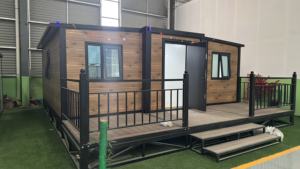 <span class=keywords><strong>Casa</strong></span> Contenedor Expandible <span class=keywords><strong>de</strong></span> 20 pies, <span class=keywords><strong>Casa</strong></span> Prefabricada Pequeña con Vista Panorámica, Eficiente Energéticamente, Fácil Instalación para Vivienda Móvil, Cabaña <span class=keywords><strong>de</strong></span> Camping - Product Image 2