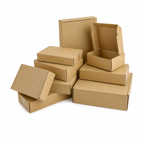 Boîte d'expédition en carton ondulé personnalisée avec logo imprimé, emballage pour e-commerce, livraison de colis, expédition en gros