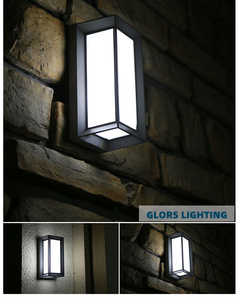 <span class=keywords><strong>Aplique</strong></span>  <span class=keywords><strong>LED</strong></span>  impermeable para exteriores, cubierta transparente de PC moderna para jardín, IP65 - Product Image 2