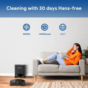 Robot aspirador Bagotte, giroscopio, limpieza de suelo, fregona de barrido, Aspirador, Aspiradora, para el pelo de mascotas, batería para el hogar - Product Image 2